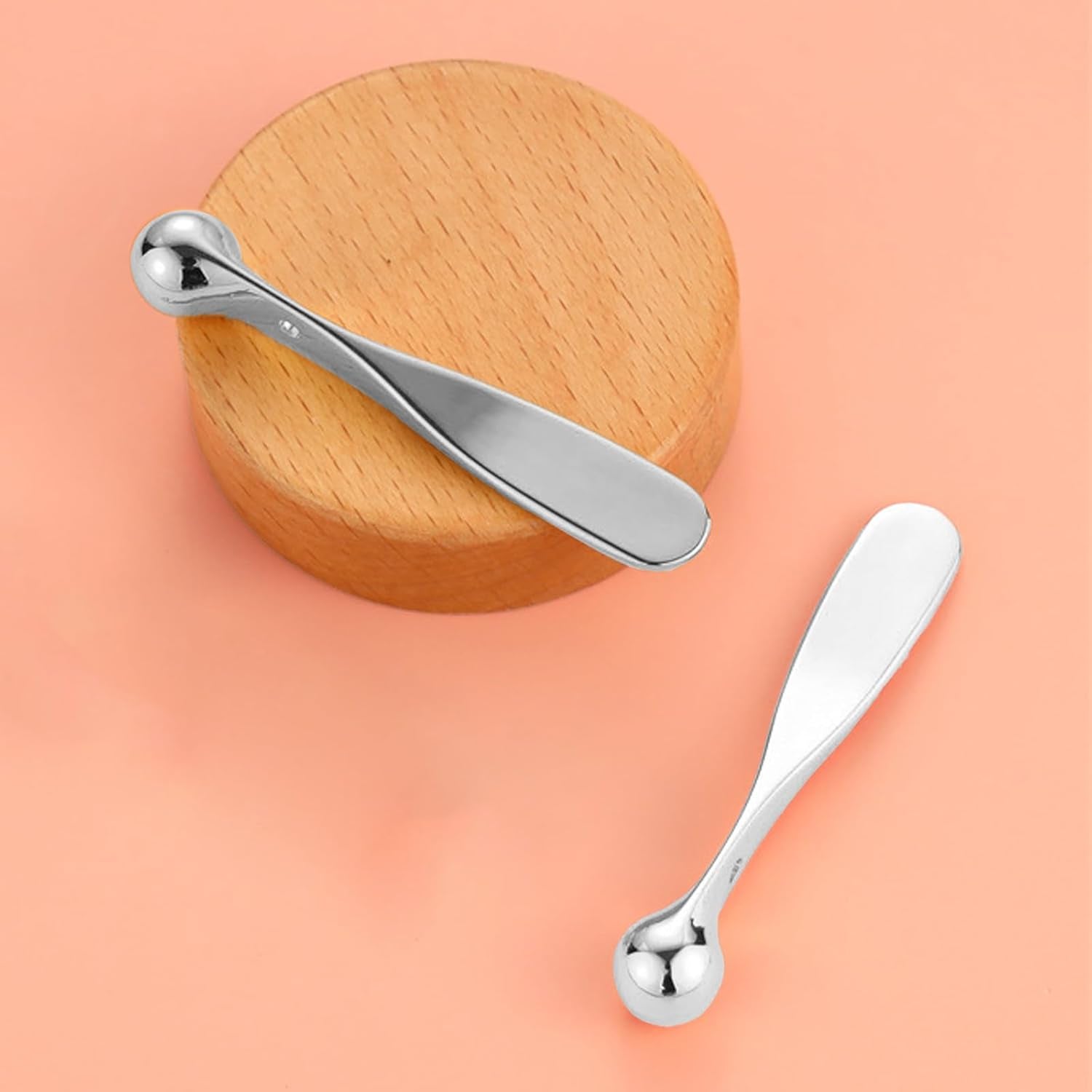 4Pcs Metal Eye Cream Massage Stick Tool for Face Cream Applicator,Makeup Spatula, Eye Cream Applicator, Eye Massage Tool, Eye Cream Applicator, Eye Massages Tool.
