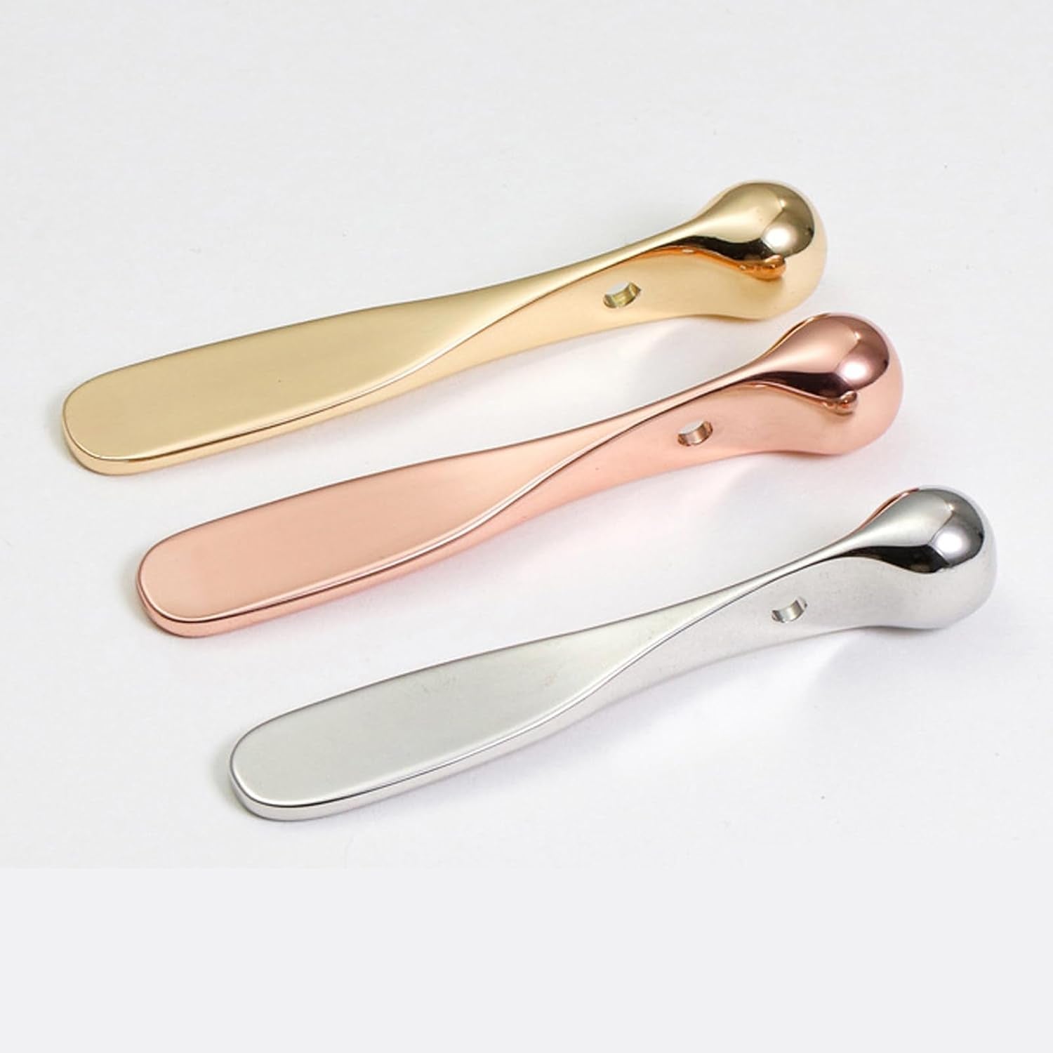 4Pcs Metal Eye Cream Massage Stick Tool for Face Cream Applicator,Makeup Spatula, Eye Cream Applicator, Eye Massage Tool, Eye Cream Applicator, Eye Massages Tool.